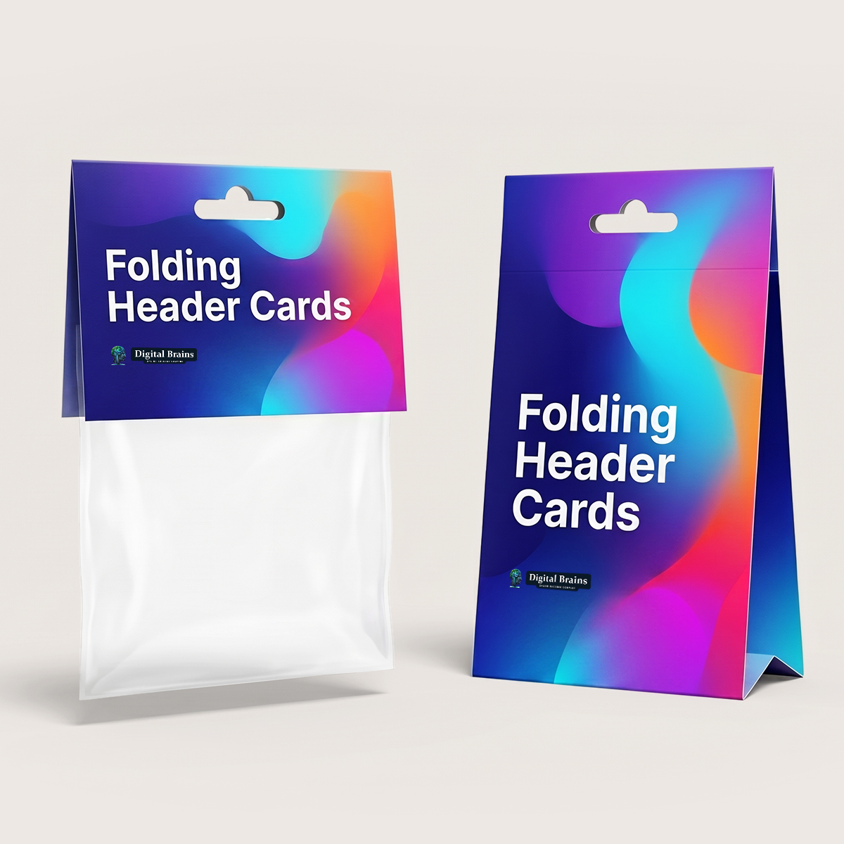 Folding Header Cards