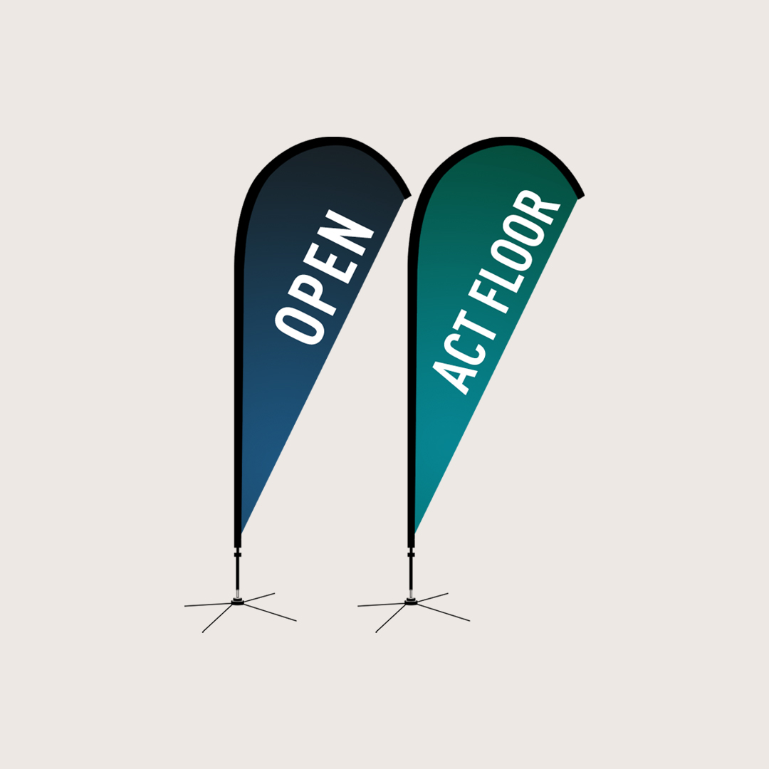 Teardrop Flag