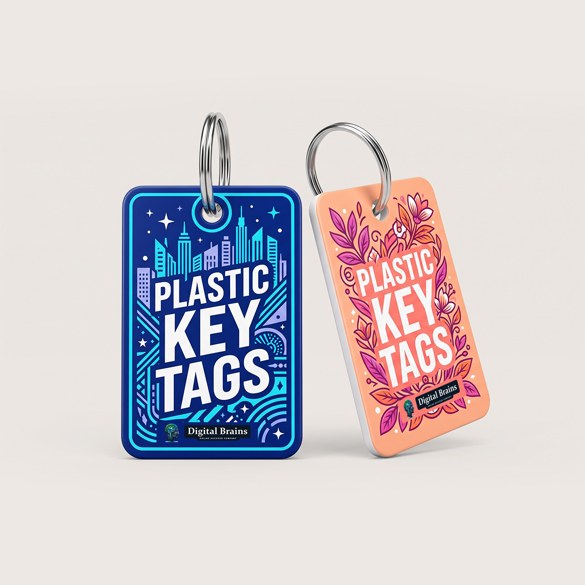 Plastic Key Tags